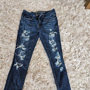 American Eagle Jeggings 0 Short